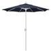 California Umbrella 7.5 Patio Umbrella Sun brella Spectrum Indigo/Matted White