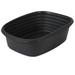Arm & Hammer Plastic Open Top Cat Litter Box Small Pan Recycled Materials Black