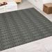 Couristan Cape Barnstable Indoor/Outdoor Area Rug 7 10 x 10 9 Black-Tan