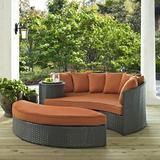 Modway Sojourn Outdoor Patio SunbrellaÂ® Daybed in Canvas Tuscan