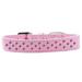Mirage Pet Products615-04 LPK-16 Sprinkles Bright Pink Crystals Dog Collar Light Pink - Size 16