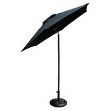 Shop4Omni Patio Shade Umbrella with Tilt - Black
