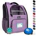 PetAmi Deluxe Pet Carrier Backpack Heather Purple