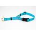Martingale Dog Collar High Quality Adjustable Heavy Soft Webbing Brass Hardware (Turquoise Large 18 to 23 Inches)
