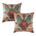 Greendale Home Fashions Asbury Park 17 Square Outdoor Throw Pillow (Set of 2)