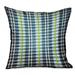 Plutus Garden Tassel Blue Stripes Luxury Outdoor/Indoor Throw Pillow