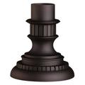 9 Outdoor Pier Mount in Painted Black