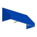 Awntech EF23-US-8BB 8.38 ft. San Francisco Window & Entry Awning Bright Blue - 24 x 36 in.