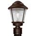 Besa Lighting - Costaluz 3100 Series-One Light Outdoor Post Mount-7.88 Inches