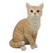 Tabby Cat 12 Polyresin Sculpture by Ebros Gift