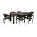 Compamia Panama Polypropylene 7 Piece Patio Dining Set with Extendable Table