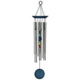 Woodstock Wind Chimes Signature Collection Woodstock Chakra Chime 24 Blue Wind Chime CC7LB