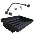 Tretco OB2BB-BK2-24-LP 21 in. Powder Coated Burner Island Kit Liquid Propane