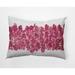 Simply Daisy 14 x 20 Flower Bell Bunch Pink Decorative Floral Outdoor Throw Pillow