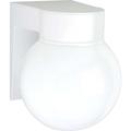 Nuvo Lighting 77/531 Single Light 8 Wall Mount Utility Light with White Glass G
