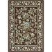 SAFAVIEH Veranda Tollan Floral Indoor/Outdoor Area Rug 5 3 x 7 7 Chocolate/Aqua