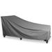 Chaise Cover Outdoor Weatherproof Heavy Duty Patio Furniture Cover Grey