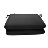 Sunbrella 20 x 20 Seat Pad 2 Pack - Canvas Black