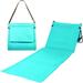 Bo-Toys Portable Beach Mat Padded Lounge Chair and Tote (Plain Blue)