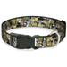 Buckle-Down Looney Tunes Dog Collar Plastic Clip Looney Tunes 6 Character Stacked Collage 15 to 24 Inches 1.0 Inch Wide