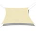 Sunshades Depot 8 x 11 180GSM Sun Shade Sail Rectangle Permeable Canopy Tan Beige Customize Size Available Commercial For Patio Garden Preschool Kindergarten Playground Outdoor Facility Activities