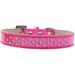 Mirage Pet Products615-20 PK-16 Sprinkles Ice Cream Light Pink Crystals Dog Collar Pink - Size 16