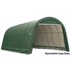 ShelterCoat 15 x 20 ft. Wind and Snow Rated Garage Round Green STD