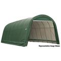 ShelterCoat 15 x 20 ft. Wind and Snow Rated Garage Round Green STD