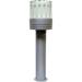 Dabmar Lighting LV-LED7-G Cast Aluminum LED Path & Walkway Light Gray - 9.48 x 2.59 x 2.59 in.