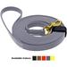 Viper - Biothane K9 Working Dog Leash Waterproof Lead for Tracking Training Schutzhund Odor-Proof Long Line with Solid Brass Snap for Puppy Medium and Large Dogs(GrayW: 1/2 | L: 20 ft)