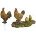 Marshall Home & Garden Fairy Garden Woodland Knoll Rooster With Hen & Chicks