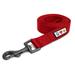 Pawtitas Solid Color Leash - 6ft Long Red - Great for Medium & Large Dogs