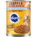PEDIGREE CHOPPED GROUND DINNER Adult Canned Soft Wet Dog Food Combo with Chicken Liver & Beef 13.2 oz. Can