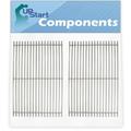 2-Pack BBQ Grill Cooking Grates Replacement Parts for Weber 93741001 - Compatible Barbeque Grid 19 1/2