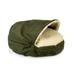 Snoozer Orthopedic Cozy Cave Dog Bed Small Olive Micro Hooded Orthopedic Dog Bed