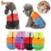 Spencer Pet Cat Dog Jacket Patchwork Winter Fall Waterproof Dog Coat Vest Warm Outfit Puppy Costume for Small Medium Dogs (S Purple+Rose Red)