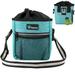 PetAmi Dog Treat Pouch Pet Treat Pouch For Training Dog Walking Bag Holder for Kibbles Pet Food Toy Dog Trainer Essentials Supplies Poop Bag Dispenser 3 Ways to Wear (Turquoise)