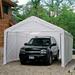 ShelterLogic Canopy Enclosure Kit ONLY for Super Max 12 x 20 ft White