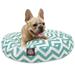 Majestic Pet | Chevron Round Pet Bed For Dogs Removable Cover Teal Small