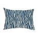 Simply Daisy 14 x 20 Wood Stripe Navy Blue Decorative Abstract Outdoor Throw Pillow