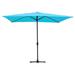 Jeco 6.5 x 10 Aluminum Patio Market Umbrella Tilt with Crank