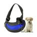 Hands-Free Shoulder Sling Pet Carrier Blue Large