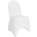 Your Chair Covers - Stretch Spandex Banquet Chair Cover White for Wedding Party Birthday Patio etc.