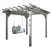 Highwood Bodhi 12 x 12 Pergola with Classic 4ft Westport Swing