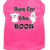 Here for the Boos Screen Print Dog Shirt