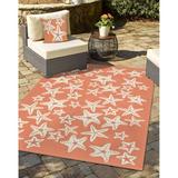 Liora Manne Capri Starfish Indoor Outdoor Area Rug Coral