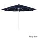 California Umbrella Venture 11 White Market Umbrella in Navy Blue