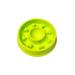 ALPHA DOG SERIES Non-Slip Maze Puzzle Bowl Slow Feeder Interactive Stop Bloat Stop Gas Improve Digestion Dog Bowl for Small and Medium Dogs - HEARTS (GREEN)