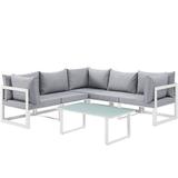 Modway Chance 6-piece Outdoor Patio Sectional Sofa Set