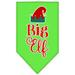 Mirage Pet Big Elf Screen Print Bandana Lime Green Large